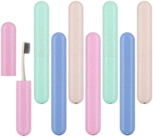 Amazon.com: 12PCS Plastic Toothbrush Case Six Colors Portable Dust